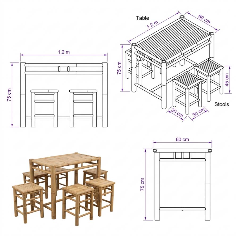 Bộ Bàn Ghế --- Table & Chairs